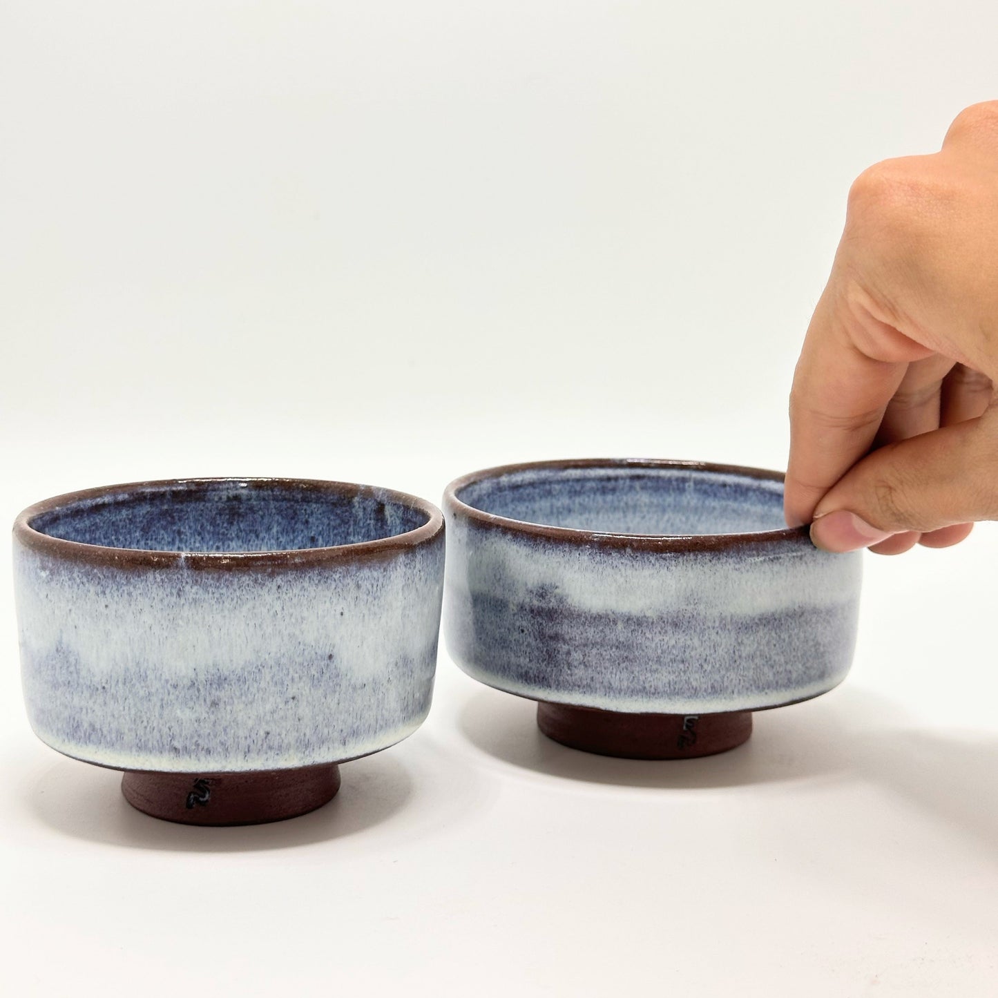 Chawan Wispy White Set of 2