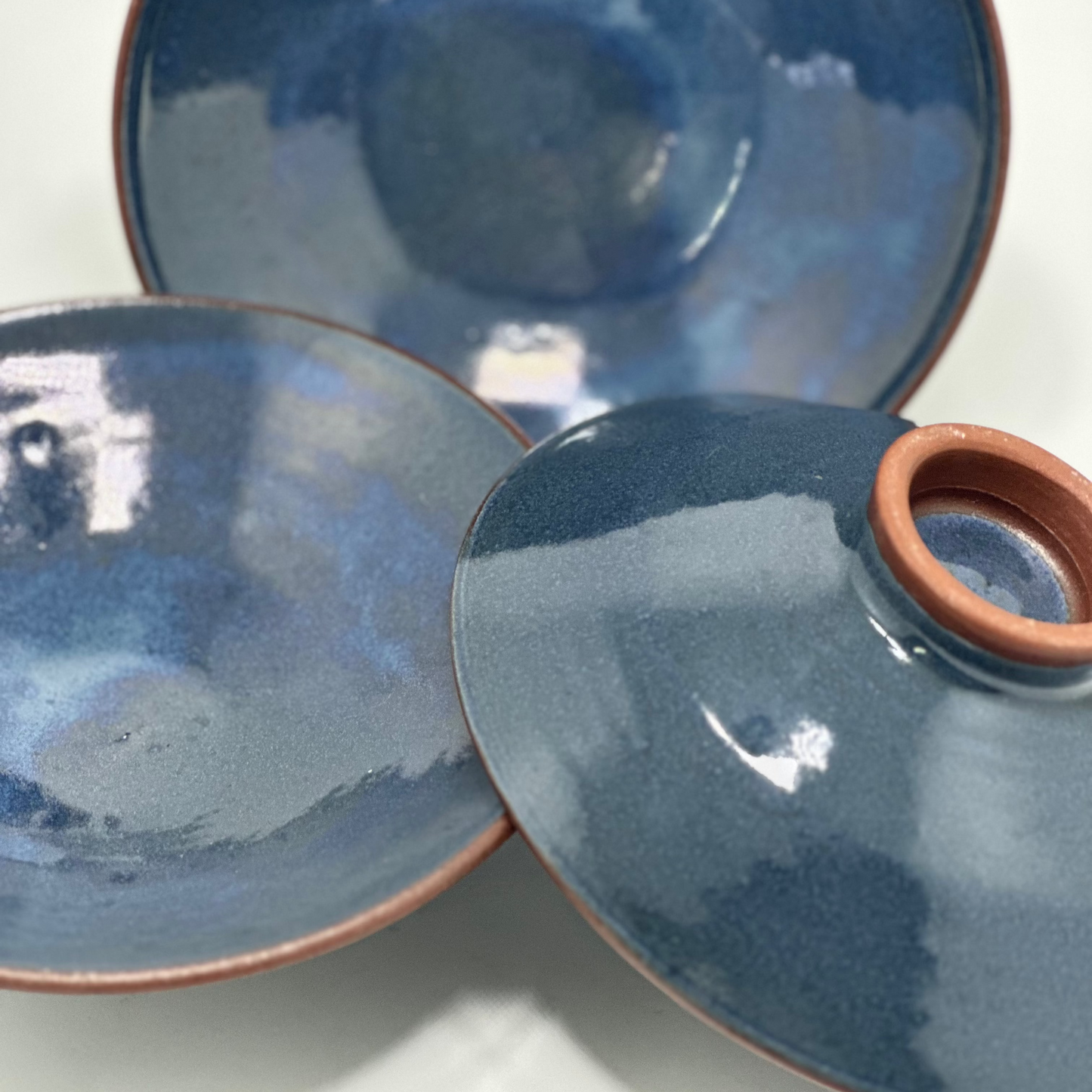 Shallow Bowl Sapphire Sky