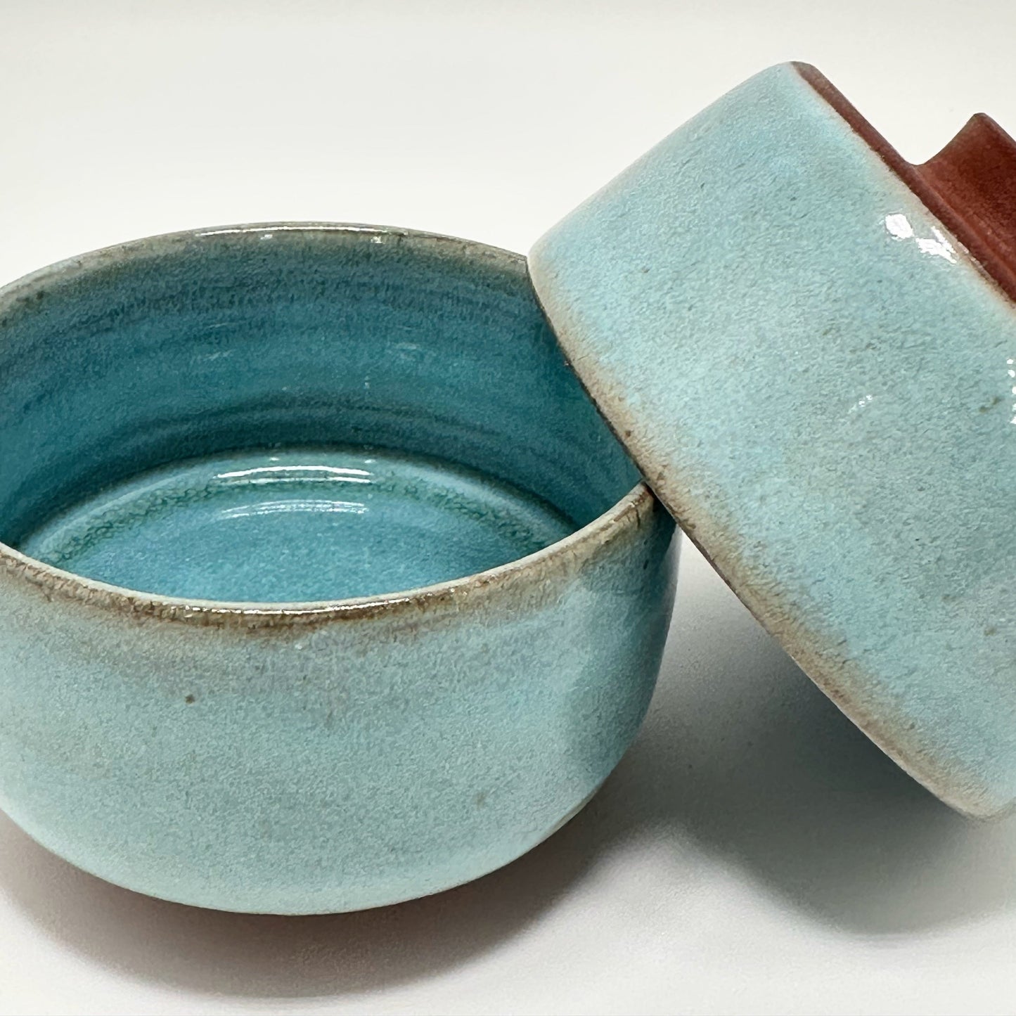 Aquamarine Azure Chawan Set of 2