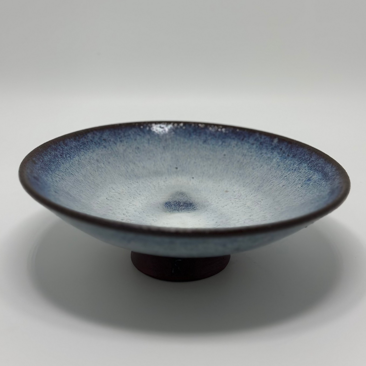 Shallow Bowl Wispy White Variation